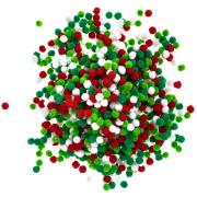 Pompony poliestrowe 1cm 1000szt. Wydawca: Dalprint. Dadada.pl Opakowanie Pompony poliestrowe 1cm 1000szt