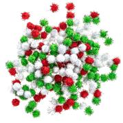 Pompony poliestrowe metalizowane 15mm 200szt. Wydawca: Dalprint. Dadada.pl Opakowanie Pompony poliestrowe metalizowane 15mm 200szt