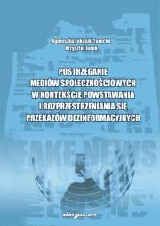 Okładka książki Postrzeganie mediów społecznościowych w...