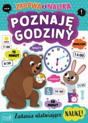 Okładka książki Poznaję godziny. Zabawa i nauka