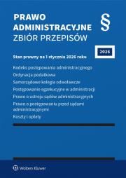 Okładka książki Prawo administracyjne. Zbiór przepisów. 2026