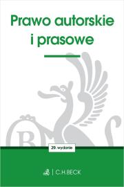 Okładka książki Prawo autorskie i prasowe wyd. 29