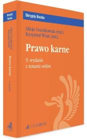 Okładka książki Prawo karne z testami online w.9
