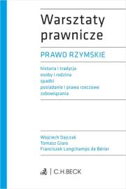 Prawo rzymskie + testy online. Autor: Dajczak Wojciech, Giaro Tomasz. Dadada.pl Okładka książki Prawo rzymskie + testy online