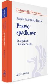 Okładka książki Prawo spadkowe z testami online w.16
