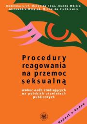 Okładka książki Procedury reagowania na przemoc seksualną wobec...