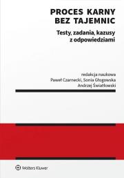 Okładka książki Proces karny. Testy, zadania kazusy z odpowiedziami