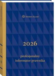 Okładka książki Profesjonalny Informator Prawnika 2026, granatowy