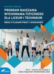 Okładka książki Program nauczania wychowania fizycznego dla...