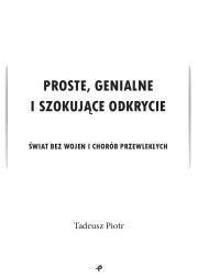 Okładka książki Proste, genialne i szokujące odkrycie