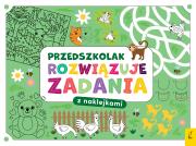 Okładka książki Przedszkolak rozwiązuje zadania Zeszyt zielony
