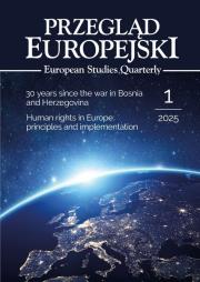 Przegląd europejski 1/2025. Wydawca: Wydawnictwa Uniwersytetu Warszawskiego. Dadada.pl Opakowanie Przegląd europejski 1/2025