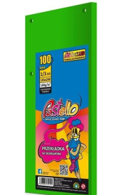 Opakowanie Przekładka do segregatora 1/3 A4 100K IT230 zielona