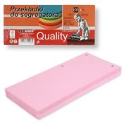 Przekładki do segregatora 100szt pink. Wydawca: PENWORD. Dadada.pl Opakowanie Przekładki do segregatora 100szt pink