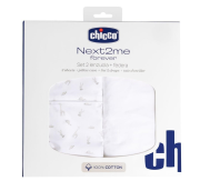 Prześcieradło Next2Me Forever G/D+P cloud. Wydawca: Chicco. Dadada.pl Opakowanie Prześcieradło Next2Me Forever G/D+P cloud