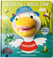 Przyjaciele do poduszki. Kaczuszka i wielki staw. Autor:   Praca zbiorowa. Dadada.pl Okładka książki Przyjaciele do poduszki. Kaczuszka i wielki staw