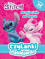 Okładka książki Przyjaciele od serca. Disney Stitch. Czytanki naklejanki