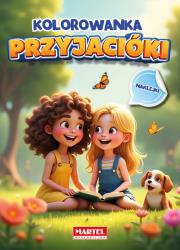 Okładka książki Przyjaciółki. Kolorowanka z naklejkami