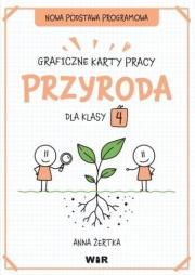 Okładka książki Przyroda. Graficzne karty pracy dla klasy 4