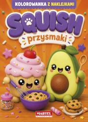 Okładka książki Przysmaki. Squish. Kolorowanka z naklejkami