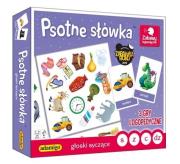 Psotne słówka - głoski syczące. Wydawca: Adamigo. Dadada.pl Opakowanie Psotne słówka - głoski syczące