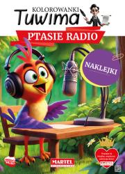 Okładka książki Ptasie radio z naklejkami. Kolorowanki Tuwima