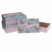 Opakowanie Pudełka ozdobne na prezenty PUK-25144-PR  3 sztuki