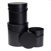 Opakowanie Pudełko Flower Box 3szt czarny ROZETTE