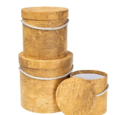 Pudełko Flower Box 3szt drewno żółte ROZETTE. Wydawca: ROZETTE. Dadada.pl Opakowanie Pudełko Flower Box 3szt drewno żółte ROZETTE