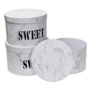 Opakowanie Pudełko Flower Box 3szt Sweet biały ROZETTE