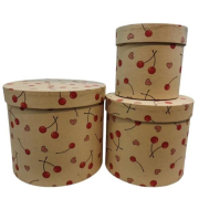 Pudełko Flower Box 3szt wiśniowy ROZETTE. Wydawca: ROZETTE. Dadada.pl Opakowanie Pudełko Flower Box 3szt wiśniowy ROZETTE