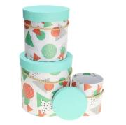 Opakowanie Pudełko Flower Box 3szt zielony ROZETTE