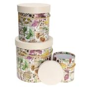 Opakowanie Pudełko Flower Box 3szt żółty ROZETTE