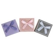 Opakowanie Pudełko mini prezentowe z kokardą 6szt mix ROZETTE