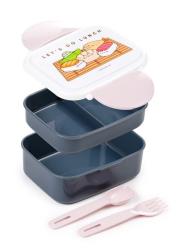 Opakowanie Pudełko na lunch ze sztućcami Pusheen