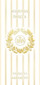 Opakowanie Pudełko pamiątkowe DL Komunia paski