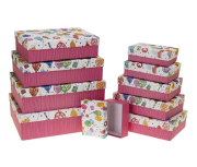 Opakowanie Pudełko prezentowe 10szt mix ROZETTE