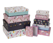 Opakowanie Pudełko prezentowe 10szt mix ROZETTE