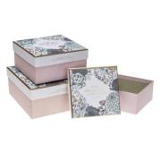 Opakowanie Pudełko prezentowe 3szt Kwiaty