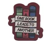 Opakowanie Pulteney Press Naklejka One Book Leads To Another