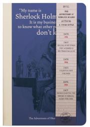 Opakowanie Pulteney Press Notatnik A5 linia - Sherlock Holmes