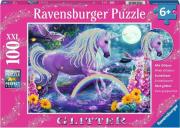 Opakowanie Puzzle 100 Brokatowy jednorożec