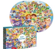 Puzzle 100 Daily Routine. Wydawca: Dodo. Dadada.pl Opakowanie Puzzle 100 Daily Routine