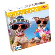 Opakowanie Puzzle 100 Dogs on a beach