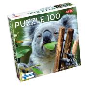 Opakowanie Puzzle 100 el. Koala delektuje się eukaliptusem
