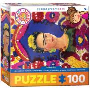 Opakowanie Puzzle 100 Frida Self Portrait the Frame 6100-5425