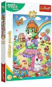 Opakowanie Puzzle 100 Glitter Brokatowa Trefliki TREFL
