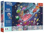 Opakowanie Puzzle 100 Gonduś w rakiecie