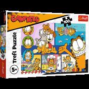 Puzzle 100 Leniwy Garfield 16521. Wydawca: Trefl PAP. Dadada.pl Opakowanie Puzzle 100 Leniwy Garfield 16521