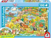 Opakowanie Puzzle 100 PQ Wszędzie zwierzęta! 114369